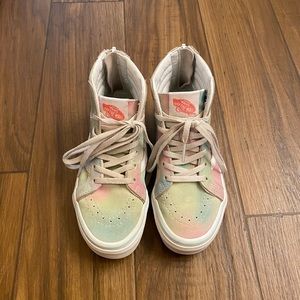 Little girls high top Vans